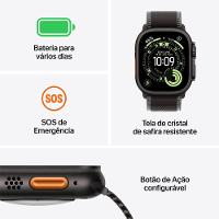 Apple Watch Ultra 3 GPS+ Cellular 49mm Pulseira Loop Trail M/G Azul/azul-brilhante - 3