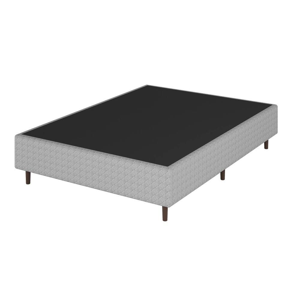 Colchão Bartira Viena Casal + Cama Box Casal Umaflex Loreto Cinza - 6