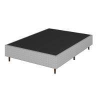 Colchão Bartira Viena Casal + Cama Box Casal Umaflex Loreto Cinza - 6