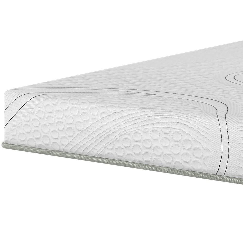 Colchão Bartira Viena Queen Size + Cama Box Queen Bipartida Umaflex Loreto Cinza - 3