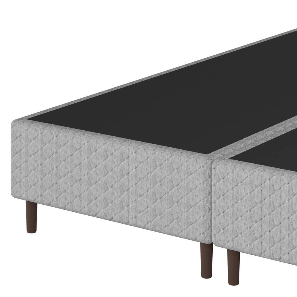 Colchão Bartira Viena Queen Size + Cama Box Queen Bipartida Umaflex Loreto Cinza - 7