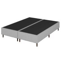 Colchão Bartira Viena Queen Size + Cama Box Queen Bipartida Umaflex Loreto Cinza - 6