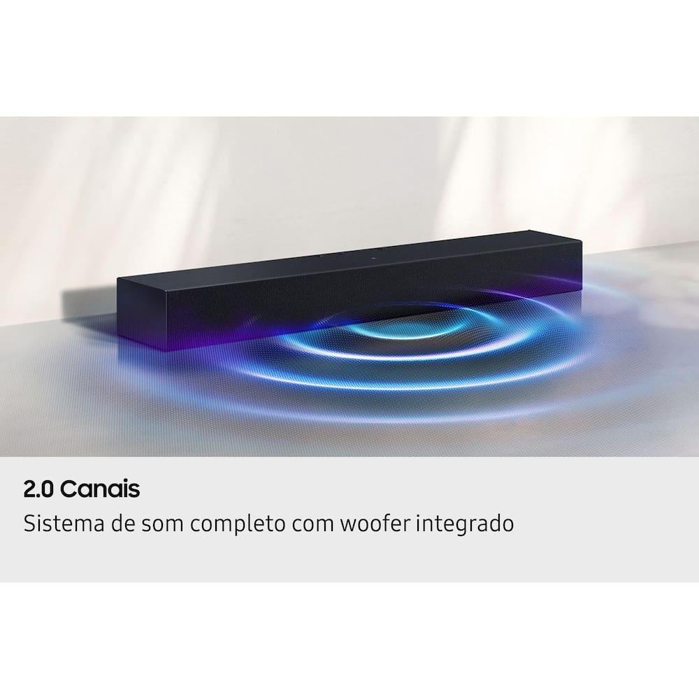 Soundbar Samsung HW-B400F/ZD 40W Bluetooth 2.0 Canais Woofer Integrado Titan Black - 7