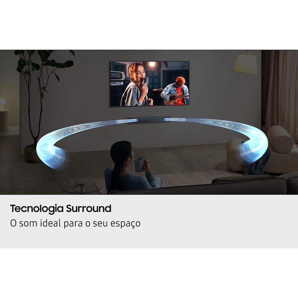 Soundbar Samsung HW-B400F/ZD 40W Bluetooth 2.0 Canais Woofer Integrado Titan Black - 9