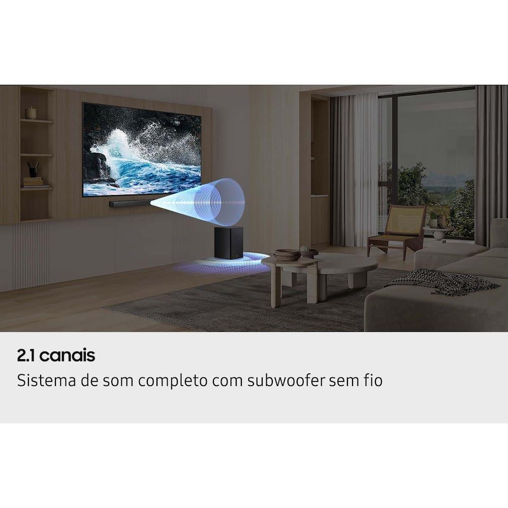 Soundbar Samsung HW-B450F/ZD 300W Bluetooth 2.1 Canais Dolby Audio Titan Black - 7