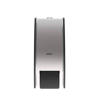 Dispenser Parede Sabonete Álcool Gel Brinox Decorline 800ml Inox Preto
