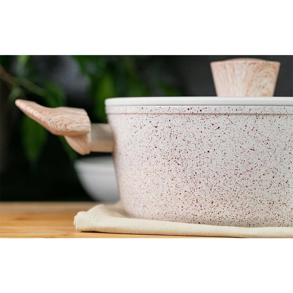 Caçarola Brinox Ceramic Life Sirius 22cm Indução Antiaderente Vanilla - 3