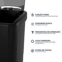 Lavadora de Roupas Britânia BLT22P Semi Automática 22kg Preta - 5