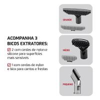 Extratora e Higienizadora Portátil Mondial Deep Cleaner I 1650W EXP-01-R Preto/Vermelho - 6