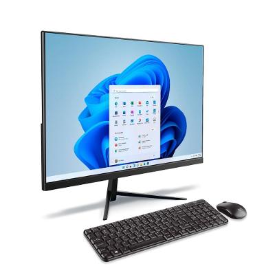 Computador All in One 23,8” Multilaser UB840 FHD Windows 11 Core i3 4GB RAM SSD 128GB Preto