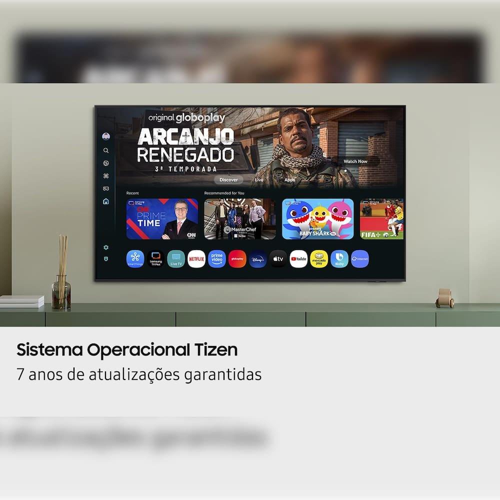 Smart TV Samsung 65" 4K Crystal UHD UN65U8100FGXZD HDR10+ Gaming Hub Design Slim Preto - 3