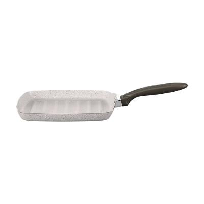Frigideira Grill Brinox Suprema Ceramic Life Antiaderente Mineral Resist 750ml 24x24x2,3cm Vanilla