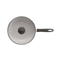 Panela Wok Brinox Suprema Ceramic Life Antiaderente 4,1L 28cm Tampa de Vidro Vanilla - 2