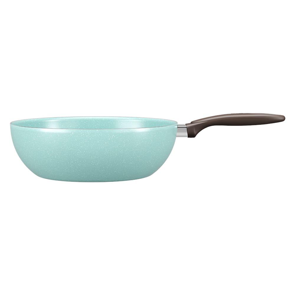 Panela Wok Brinox Suprema Ceramic Life Antiaderente 4,1L 28cm Verde - 1