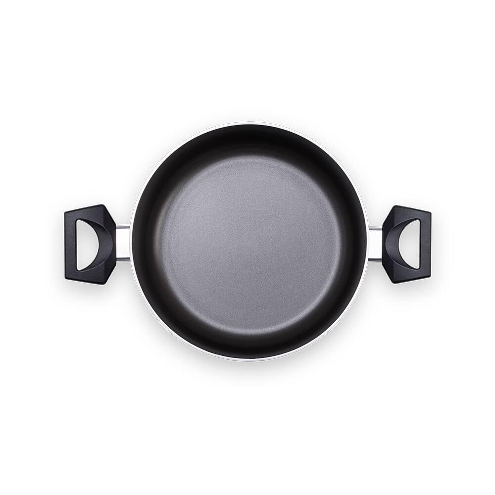 Caçarola Brinox Preserve Ceramic Life Antiaderente 4,7L 24cm Tampa de Vidro Cinza - 3