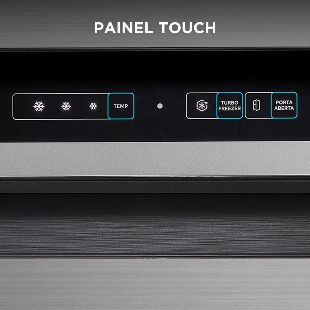 Geladeira Midea Frost Free Duplex 394L Inverter Inox - 5
