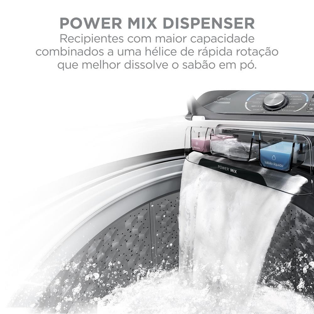 Máquina de Lavar 14kg Midea Wave Impeller Branca - 6