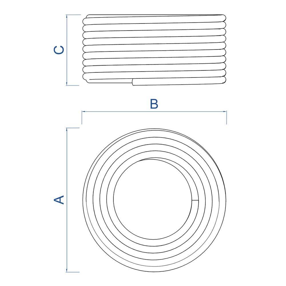Mangueira Tramontina Flex de 1/2" para Jardim com Engates Rápidos e Esguicho - 10m - Gelo - 2