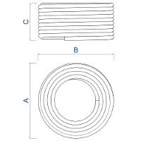 Mangueira Tramontina Flex de 1/2" para Jardim - 200m - Transparente - 3