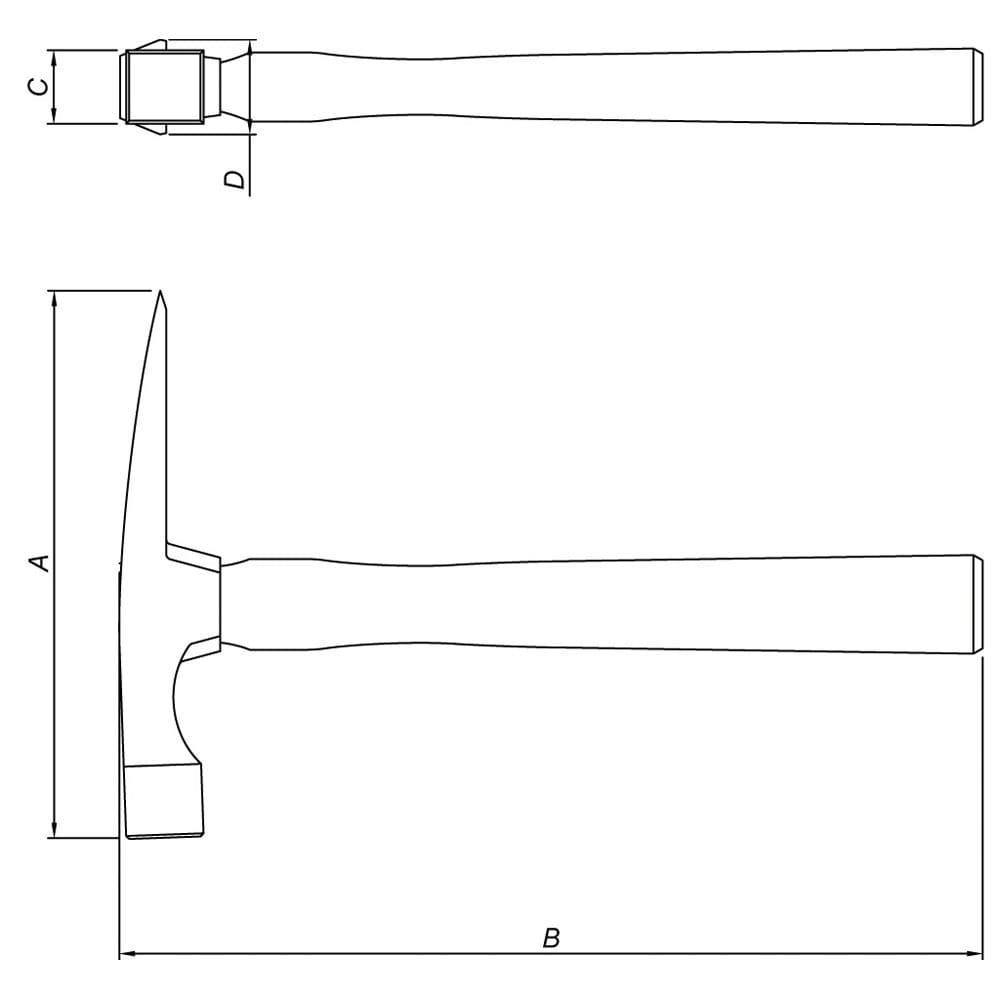 Martelo Pedreiro Tramontina - 680g - 2