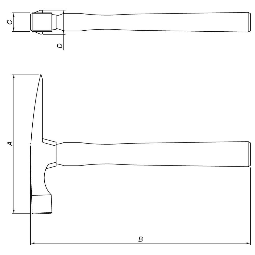 Martelo Pedreiro Tramontina - 500g - 2