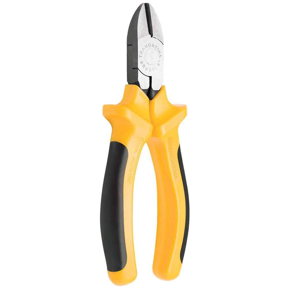 Alicate de Corte Diagonal Tramontina 6” com Cabo Isolado com Dupla Injeção - Amarelo - 1
