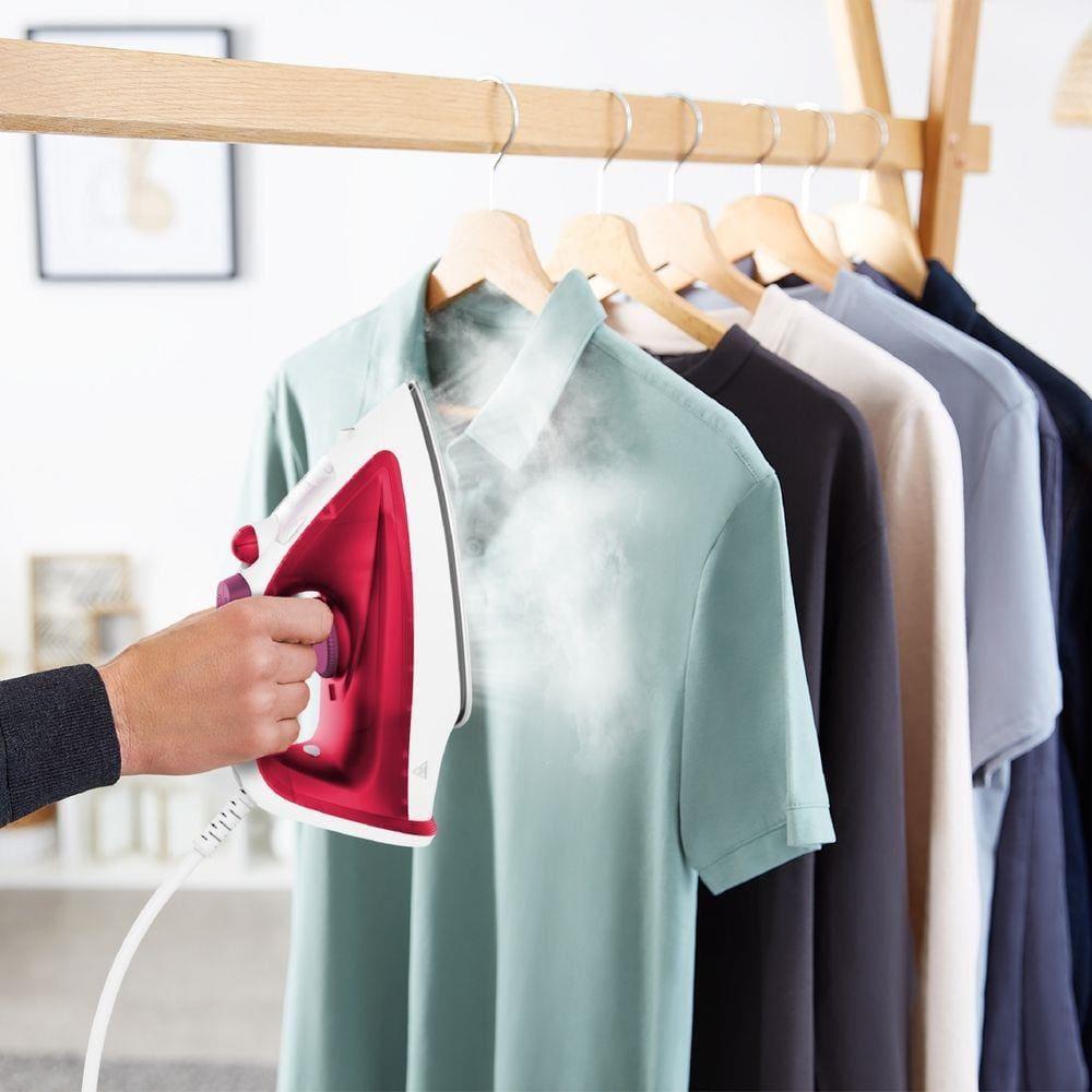 Ferro a Vapor Arno Essentialgliss FMQ 1200W Base Antiaderente Vermelho - 8