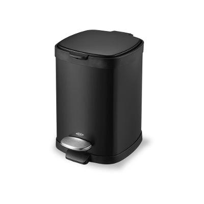 Lixeira Brinox com Pedal e Balde Frame 6 L - Preta