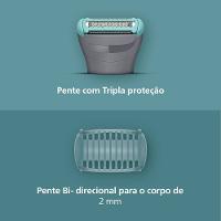 Aparador de Pelos Philips BodyGroom BG3470/15 À prova D`água Bivolt