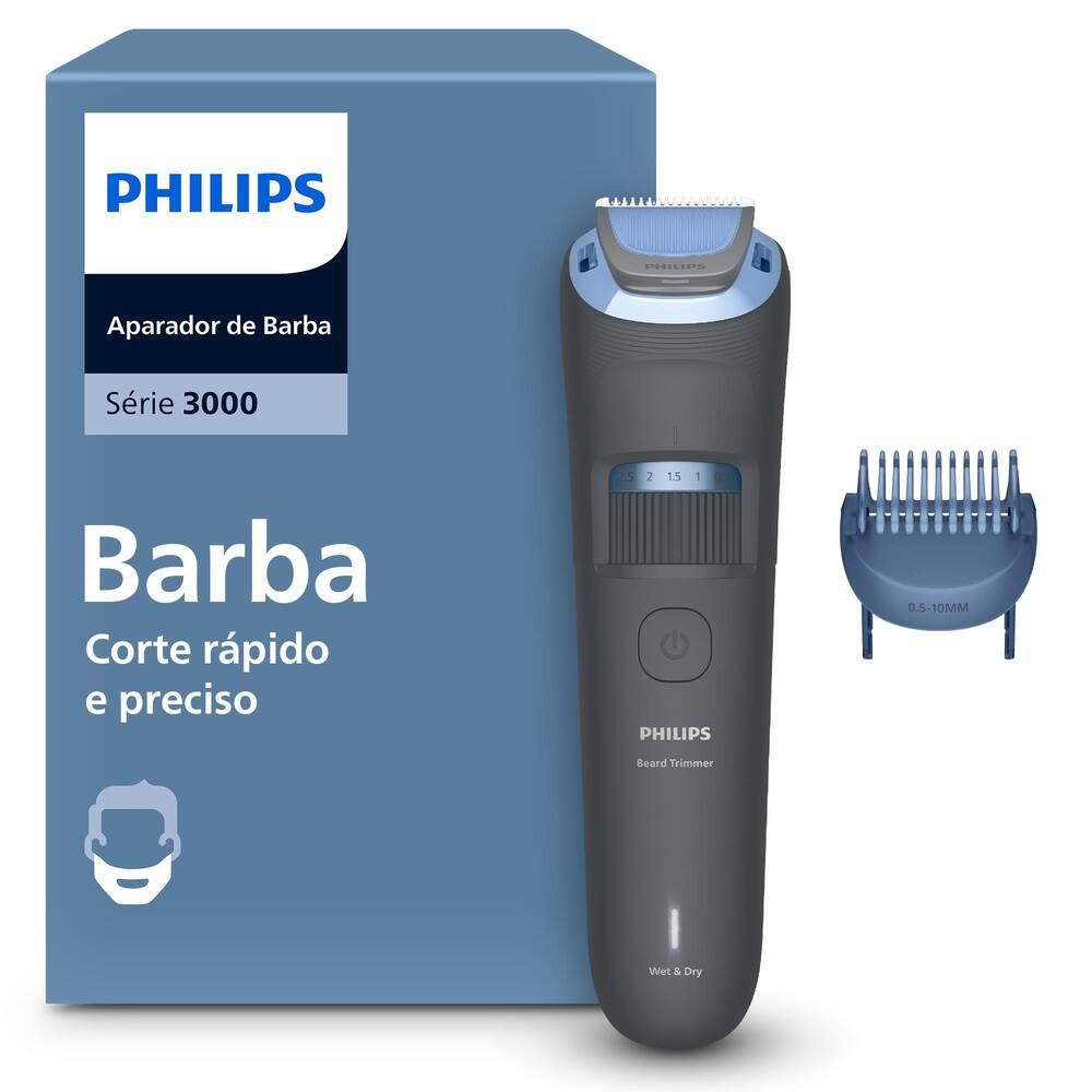 Aparador de Barba Philips BT3617/15 Lâmina Auto Afiável Preto Bivolt - 4