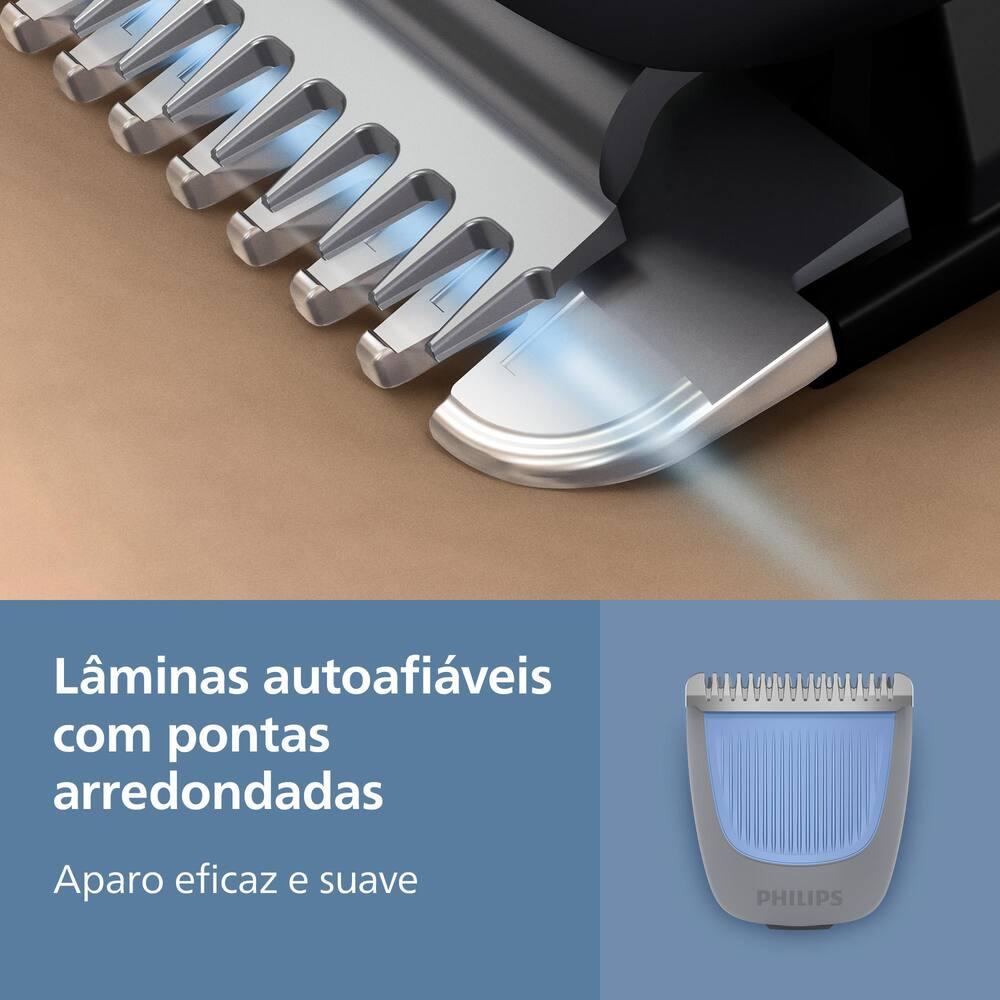 Aparador de Barba Philips BT3617/15 Lâmina Auto Afiável Preto Bivolt - 8