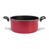 Caçarola Brinox Anis Pro-Flon Antiaderente 4,3L 24cm Tampa de Vidro Borgonha - 3