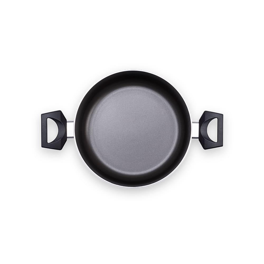 Caçarola Brinox Preserve Ceramic Life Antiaderente 3,7L 22cm Tampa de Vidro Cinza - 3