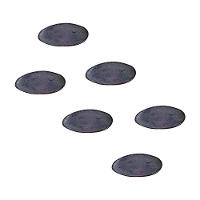 Conjunto de Pratos de Sobremesa Ovais Porto Brasil Orgânico Titanium 22,5cm - 6 peças - 1