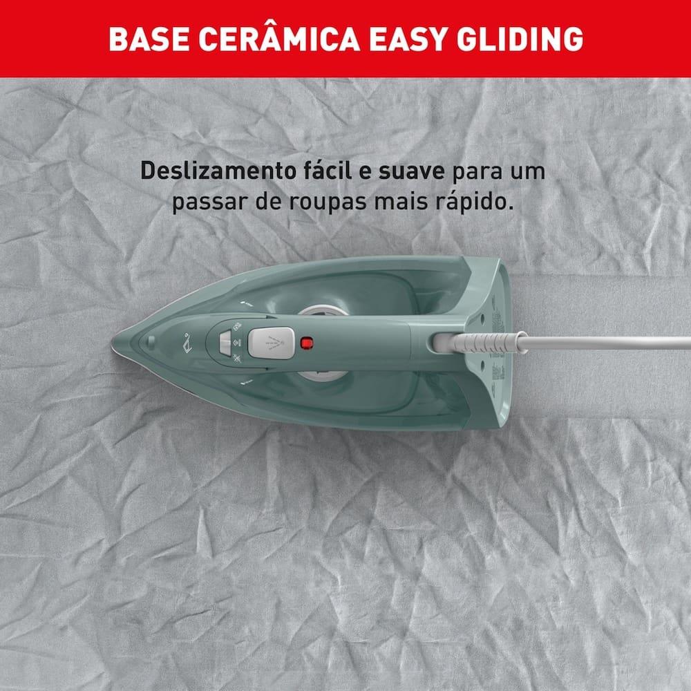 Ferro de Passar a Vapor Arno FECP Ecogliss Protect Desligamento Automático Verde - 4