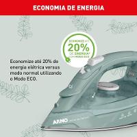 Ferro de Passar a Vapor Arno FECP Ecogliss Protect Desligamento Automático Verde - 6