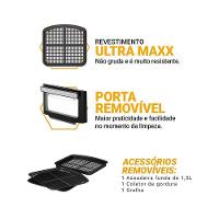 Fritadeira Elétrica Air Fryer Philco Oven PAF11B Visor Removível Preta