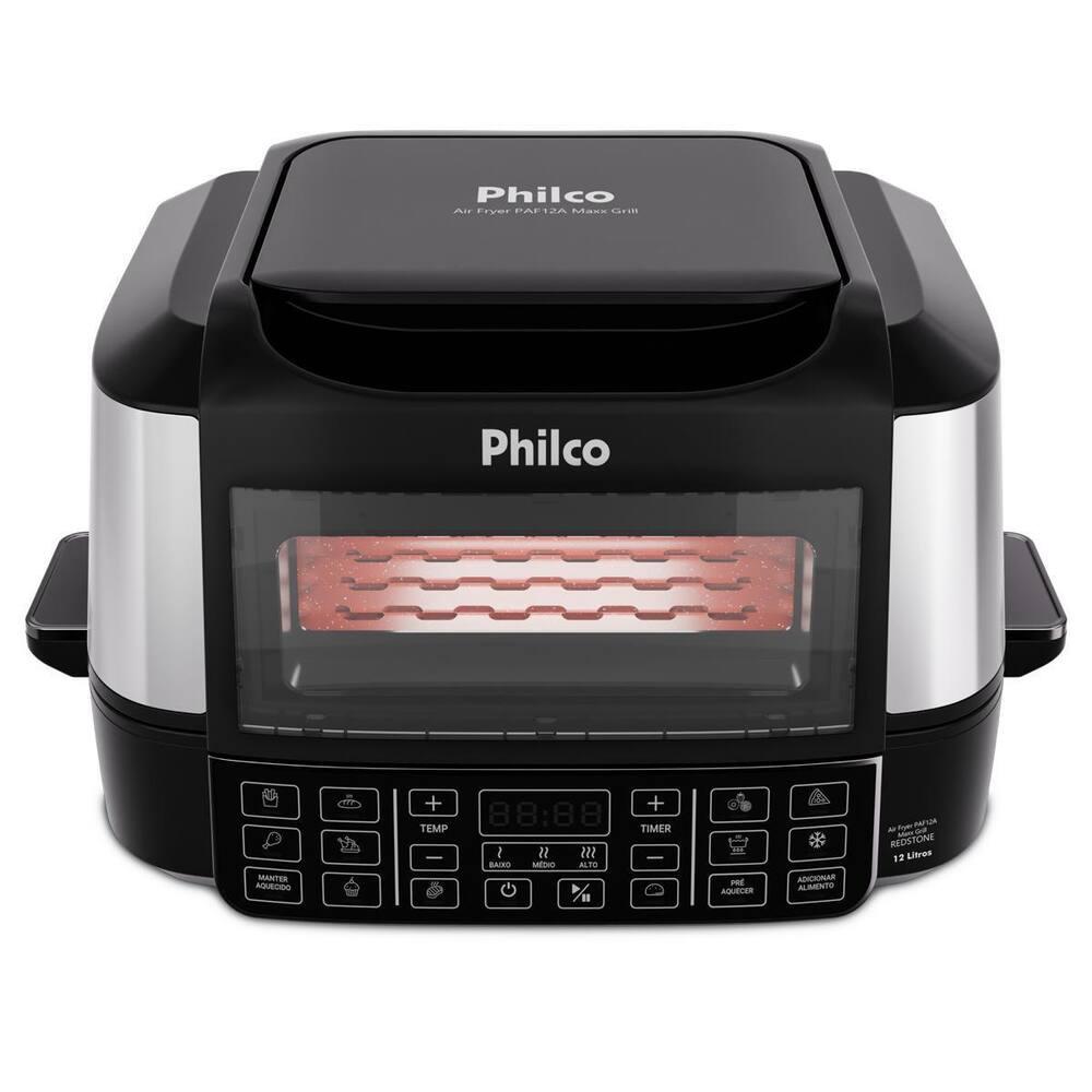 Fritadeira Elétrica Air Fryer Philco Oven PAF12A 12L Grill Preta - 4