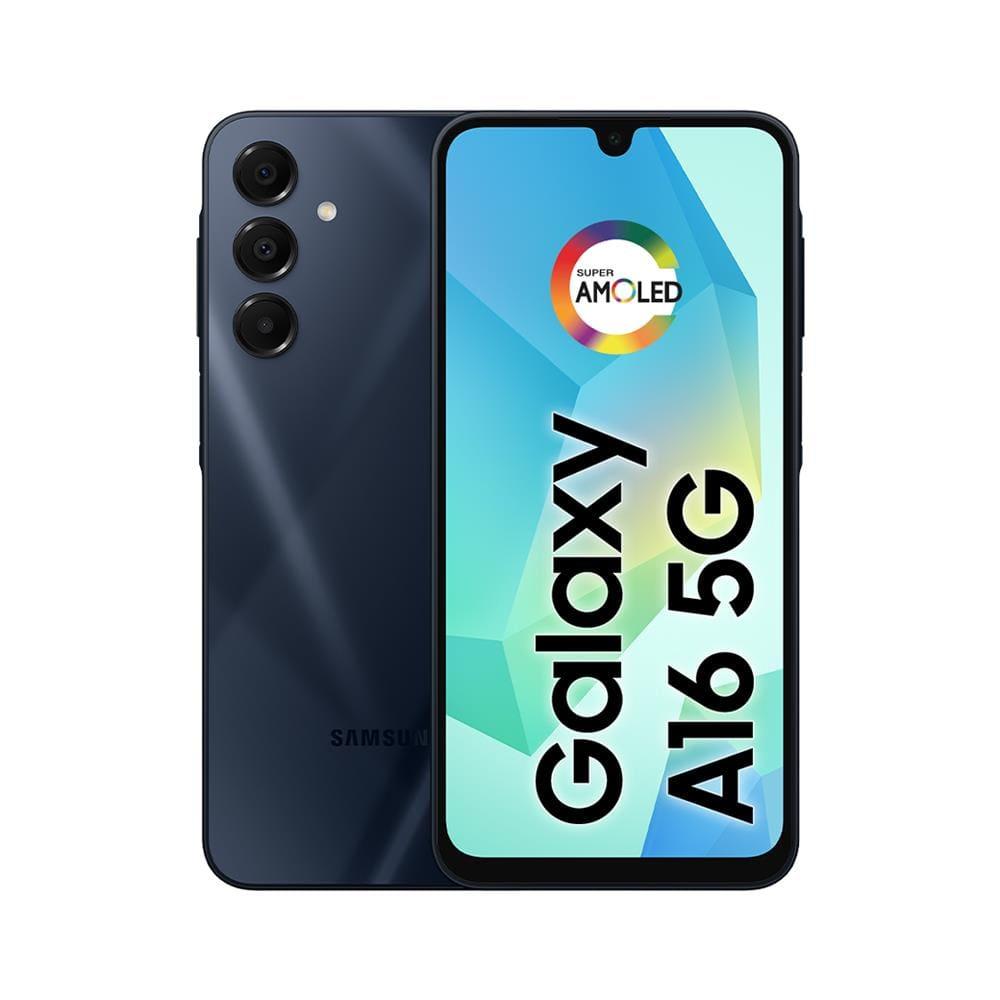Smartphone Samsung Galaxy A16 5G Azul Escuro 128GB, 4GB RAM, Câmera de até 50MP, Tela 6.7" Full HD Super AMOLED, NFC e IP56 - 1