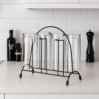 Suporte para Copos Utimil PR444 6 Copos Preto - 3