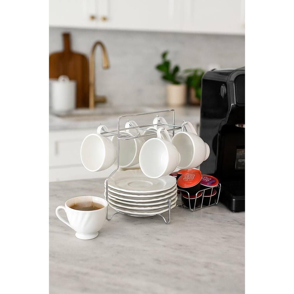 Suporte Organizador para Xícaras e Pires Utimil Pintura Epóxi - 4