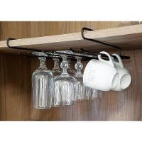 Suporte de Pendurar para Taças e Xícaras Utimil Pintura em Epóxi Preto - 3