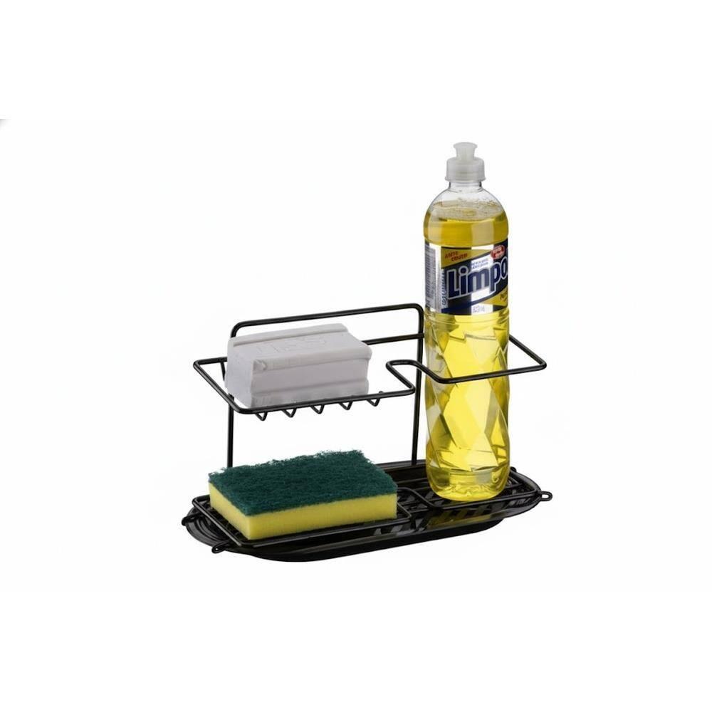 Porta Produtos de Limpeza Utimil Pintura Epóxi Preto - 1