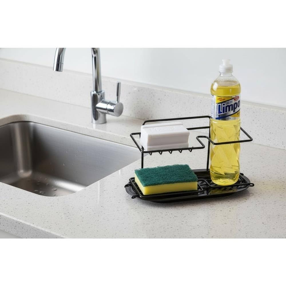 Porta Produtos de Limpeza Utimil Pintura Epóxi Preto - 2