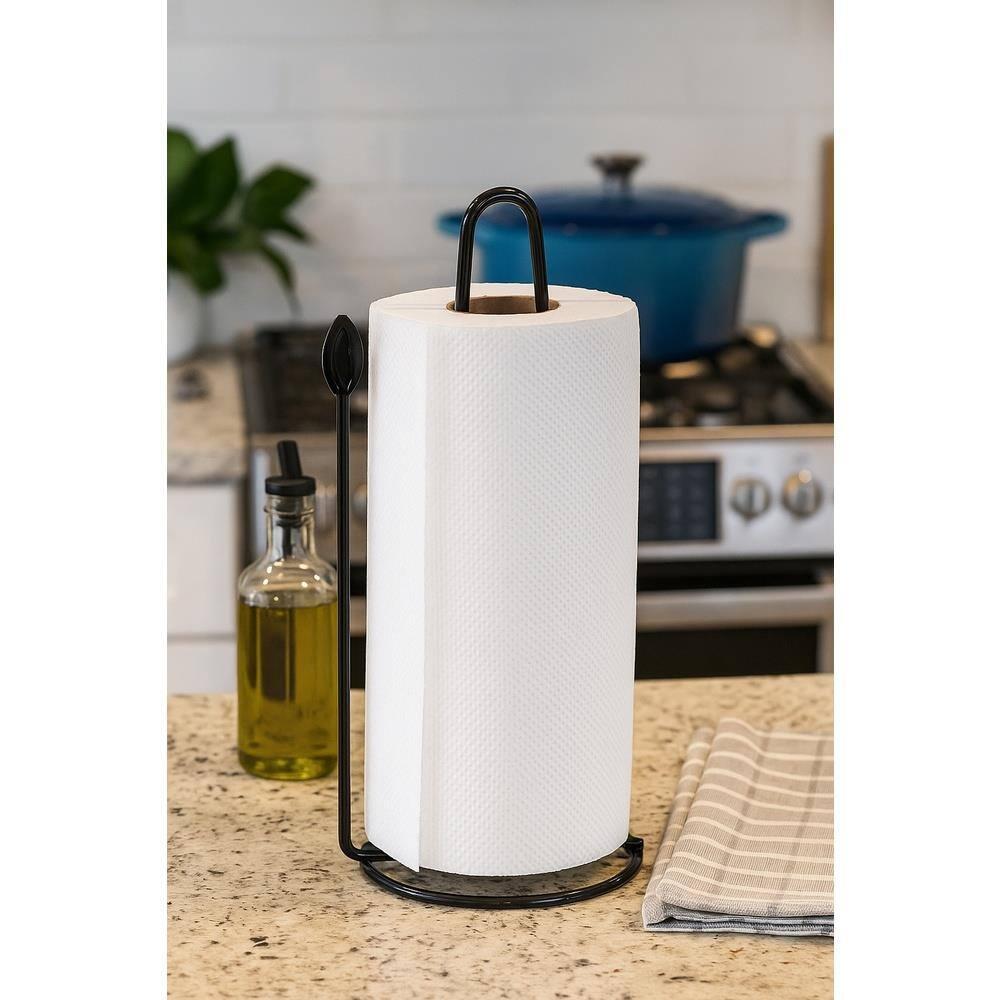 Porta Papel Toalha Utimil Pintura Epóxi Preto - 3