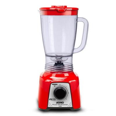 Liquidificador Arno Power Mix Essential Vermelho 700W 3 Velocidades Copo 2,4L Lâminas Afiadas
