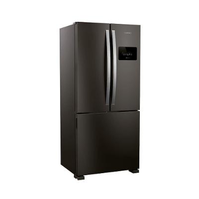 Geladeira Brastemp BRO85ME 559L Frost Free French Door Black Inox