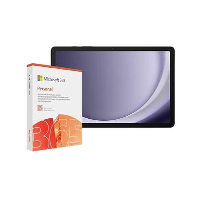 Tablet Samsung Galaxy Tab A9+ 11" Android 13 SM-X210 Octa-Core Snapdragon 695 Wi-Fi 64GB 8MP Grafite + Microsoft 365 Personal