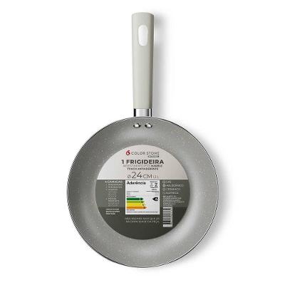 Frigideira Euro Home Intense 24cm Alumínio Antiaderente Cabo Soft Touch