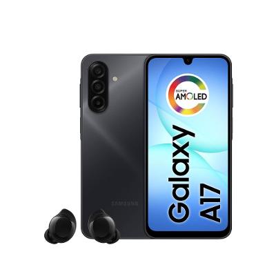 Smartphone Samsung Galaxy A17 4G Tela 6.7" 256GB Câmera Tripla 50MP Preto + Galaxy Buds Core Bluetooth Preto